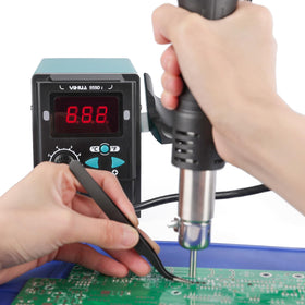 YIHUA 959D I compact ergonomic design fits neatly on a benchtop