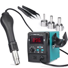 YIHUA 959D I hot air station setup for precise SMD rework with quick heat-up