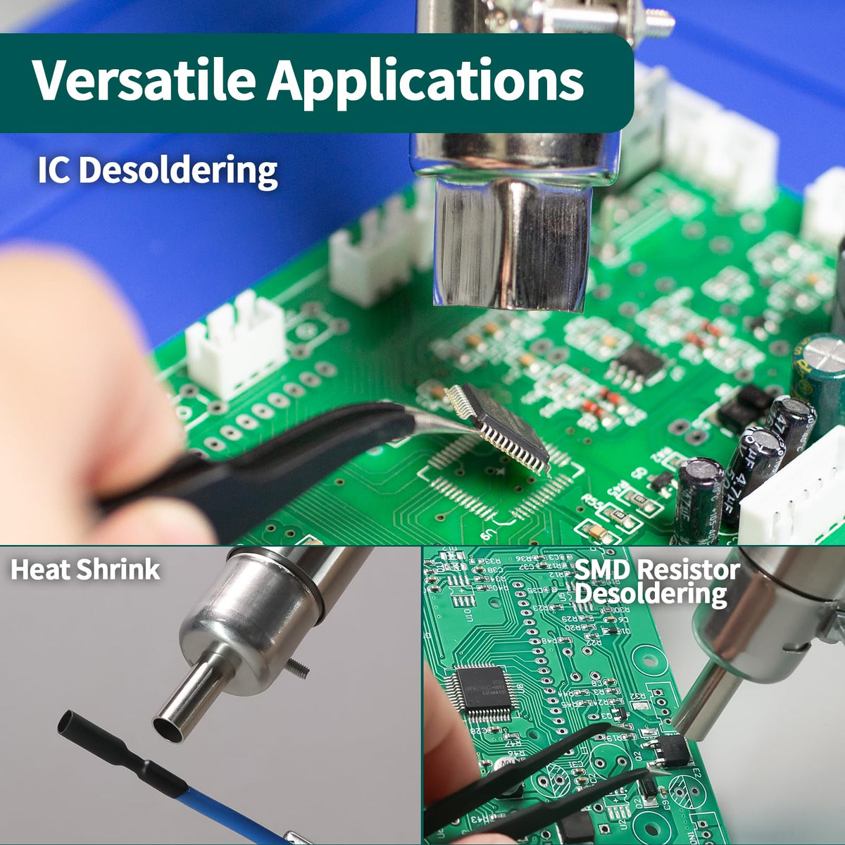 YIHUA 959D I PID display shows real-time temperature for accurate control