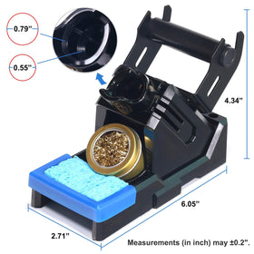 YIHUA X-2 Evolution brass wool cleaner cleans tips safely.