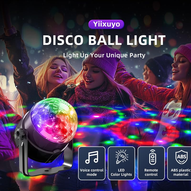 Yiixuyo sound activated flashing syncs to music.