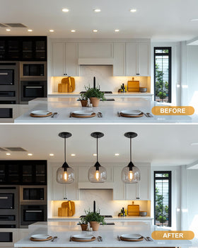 YIIZON versatile kit fits kitchens, living rooms, and bedrooms for flexible décor.