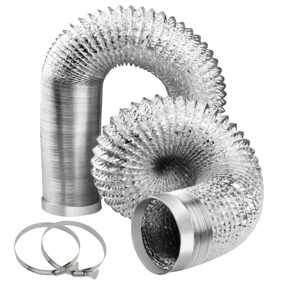 YIJUHOU 4-inch dryer vent hose 26ft with flexible airflow for efficient exhaust