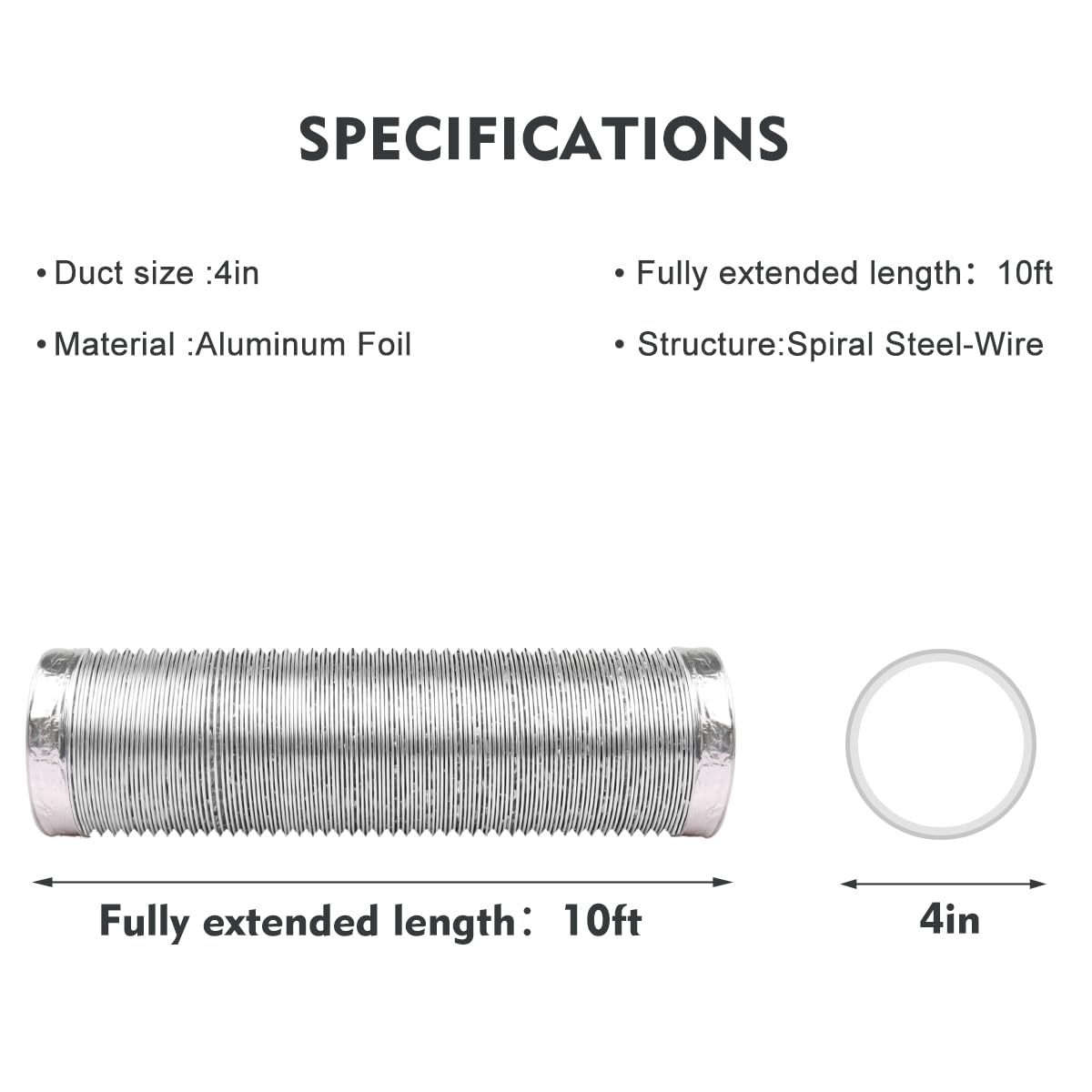 YIJUHOU stainless clamps secure connections for long-lasting duct setup