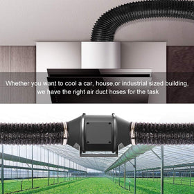 YIJUHOU easy-install-duct simplifies securing to fans and ducts.