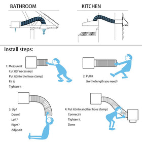 YIJUHOU flame-retardant coating duct enhances safety during use.