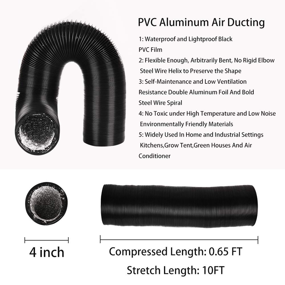 YIJUHOU four-layer aluminum dryer hose ensures durable, heat-resistant exhaust.