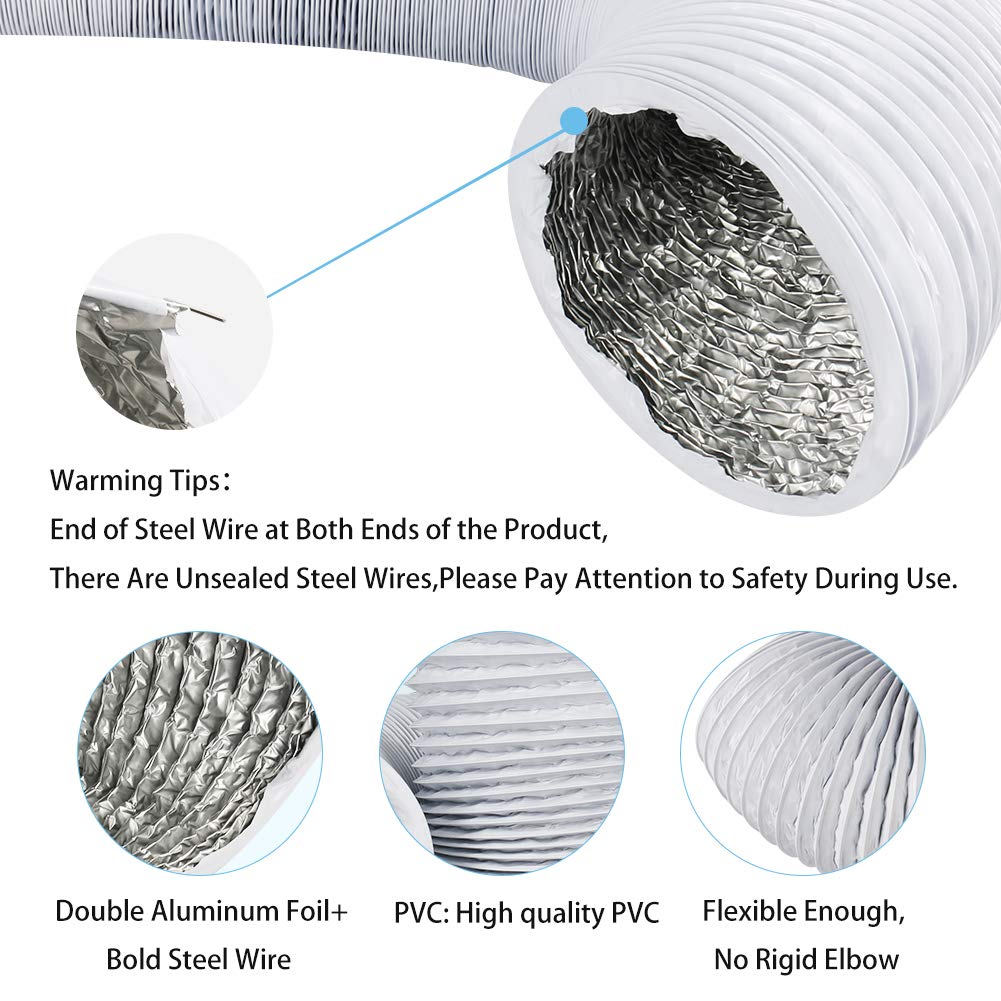 YIJUHOU four-layer aluminum ducting delivers strong, stable airflow in tight spaces.