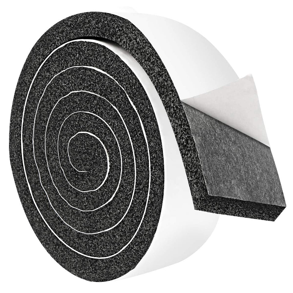 YIJUHOU open-cell foam seal tape close-up showing texture and flexibility for sealing
