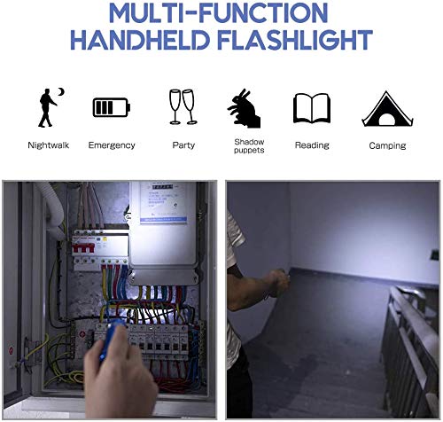 Yikosam outdoor camping flashlight suitable for night hikes.