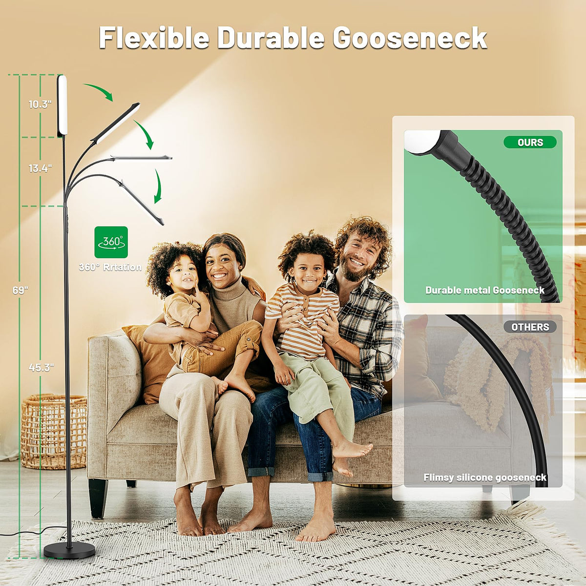 Yikuneng living room ambience lamp delivering cozy illumination