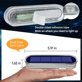 YiLaie auto on/off solar step light powered by daylight charging