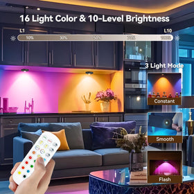 Yiliaw under-cabinet magnetic mount puck light in action