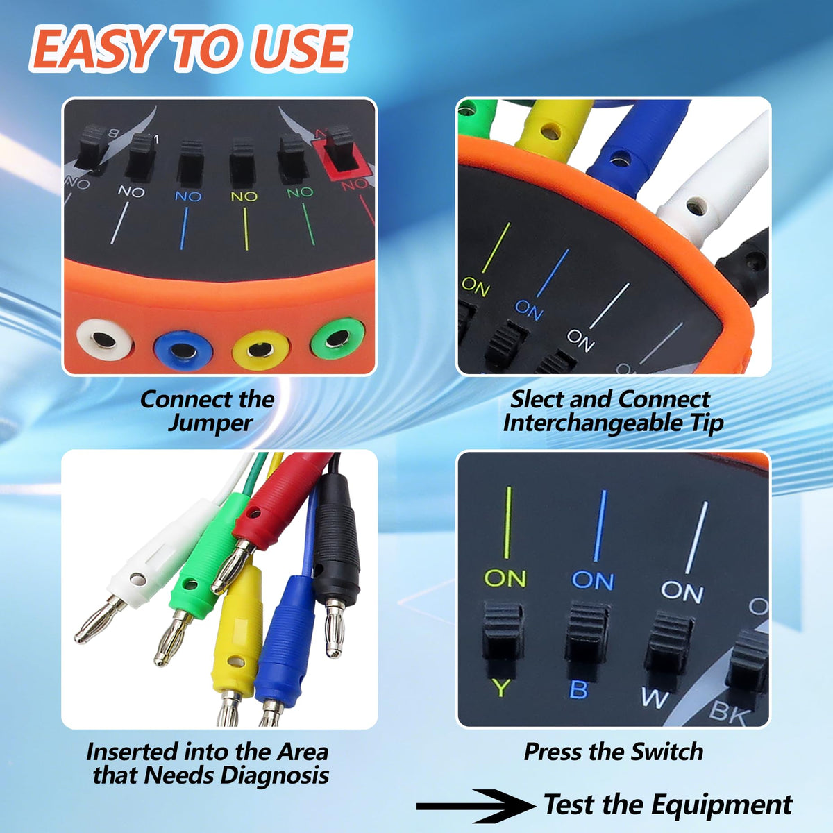 YILISAWIN 4in1 tip system enables versatile low-voltage troubleshooting