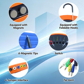 YILISAWIN magnetic tips offer hands-free setup during diagnostics
