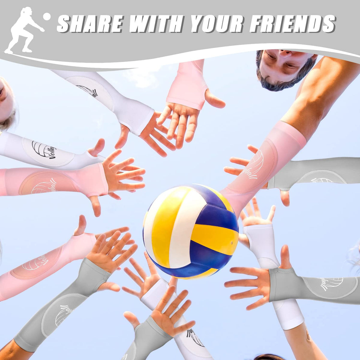 Yinder forearm padding sleeve cushions contact with the ball for smoother returns