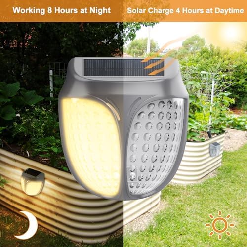 YINDUZ warm white 3000K glow along garden beds for inviting evenings.