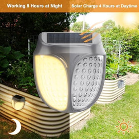 YINDUZ warm white 3000K glow along garden beds for inviting evenings.
