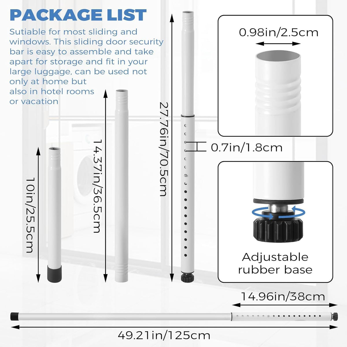 yingranlock portable design ideal for travel and hotels
