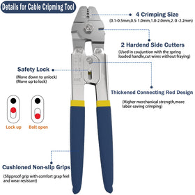 YingYa BIS aluminum crimping loop sleeves provide secure, corrosion-resistant connections