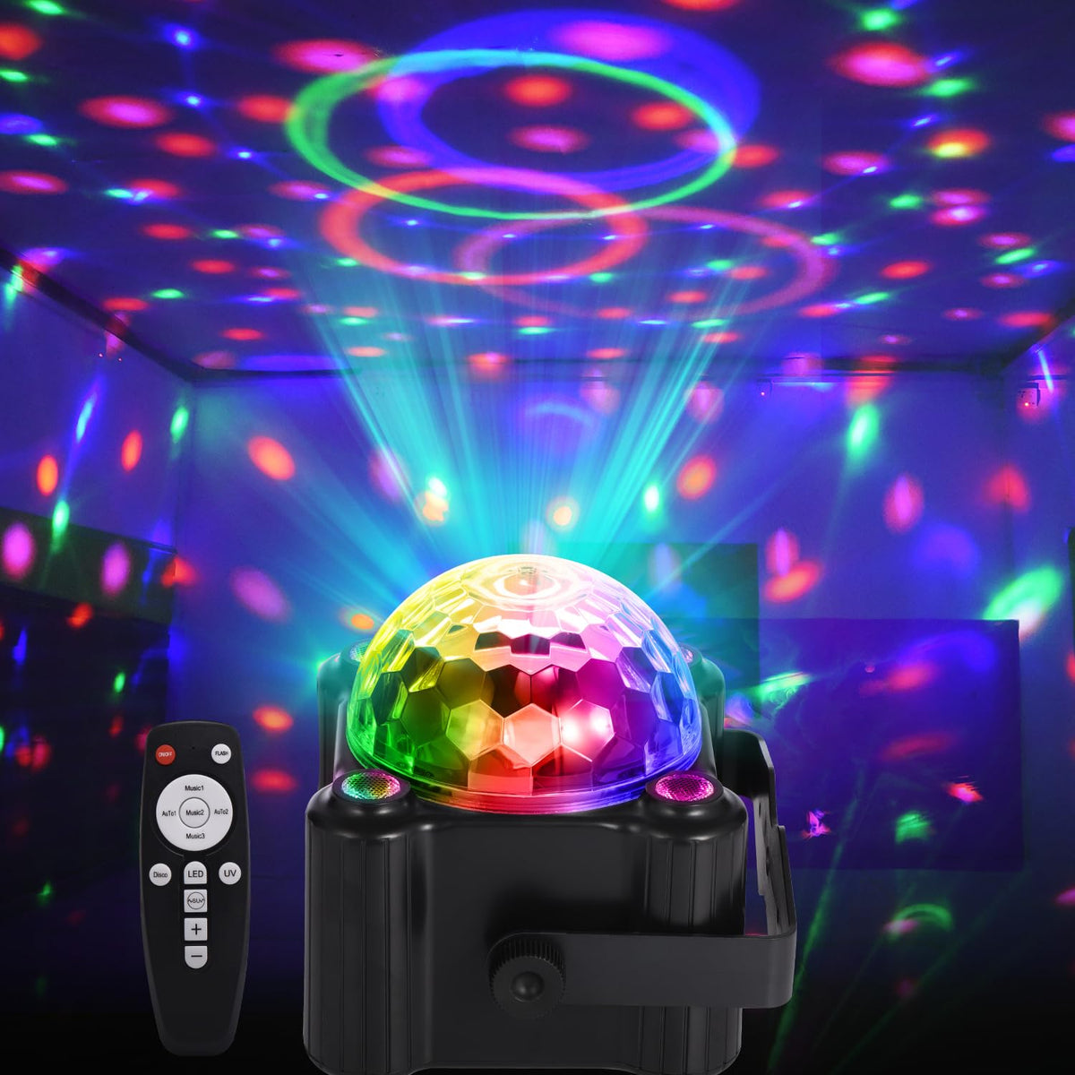 YINPKTEO diameter 12cm lampshade disco light for medium rooms.