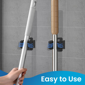 Yiows garden tools organizer wall rack keeps shovels and hoes neatly arranged.
