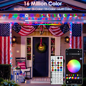 YIQU music-sync mode aligns light effects to music for a lively atmosphere.
