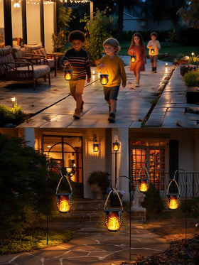 YIQU ground or tabletop lantern ideal for patios, stairs, and camp setups