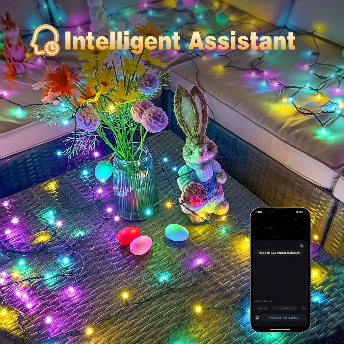YIQU lights are suitable for both indoor and outdoor use with weather-aware placement.