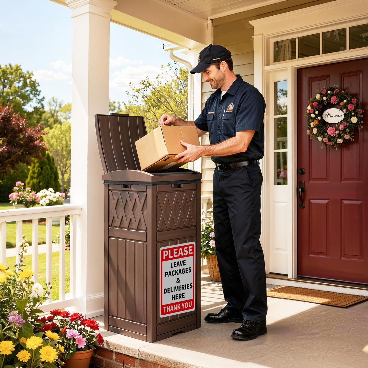 YITAHOME lift-out bag inside the box for quick unloading