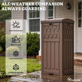 YITAHOME porch setup in rain for weather protection