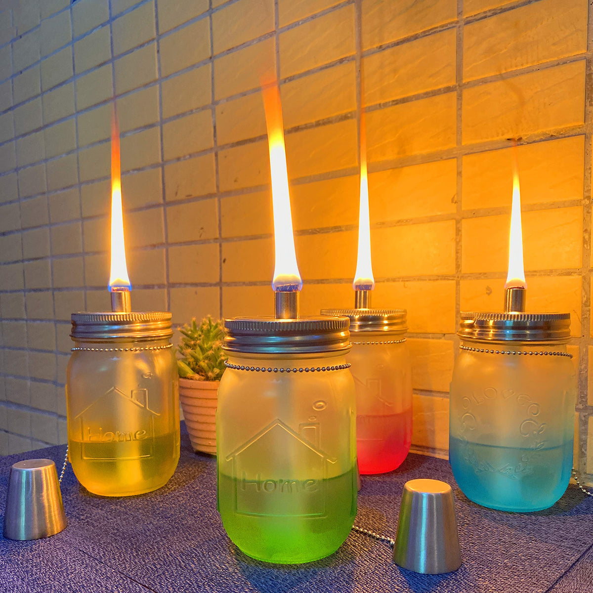 Outdoor deck lighting with warm glow enhances patio gatherings.