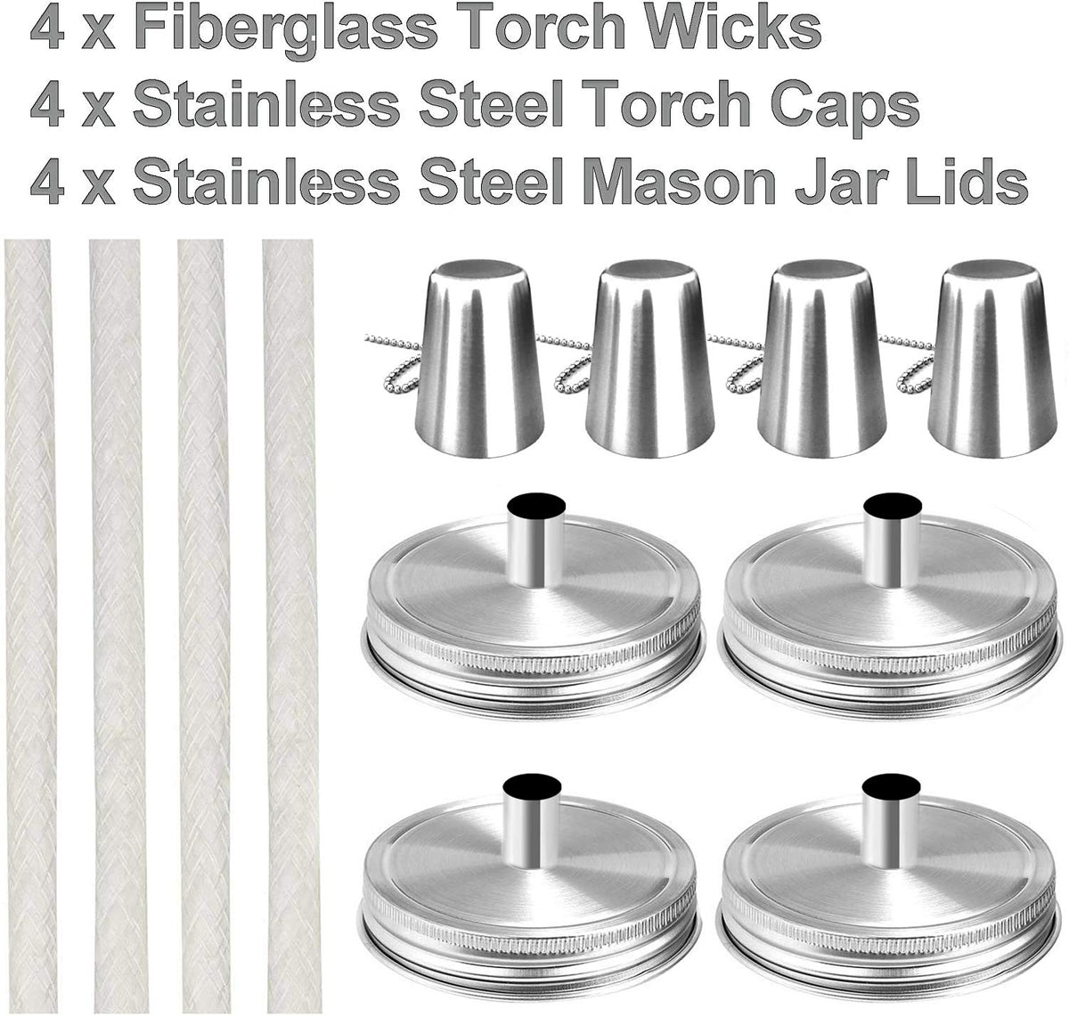 Regular-mouth jars like Ball or Kerr ensure broad jar compatibility.