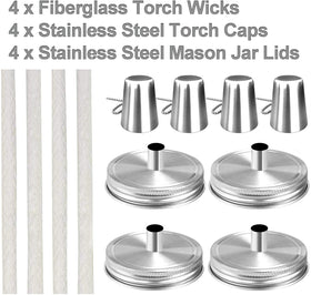 Regular-mouth jars like Ball or Kerr ensure broad jar compatibility.
