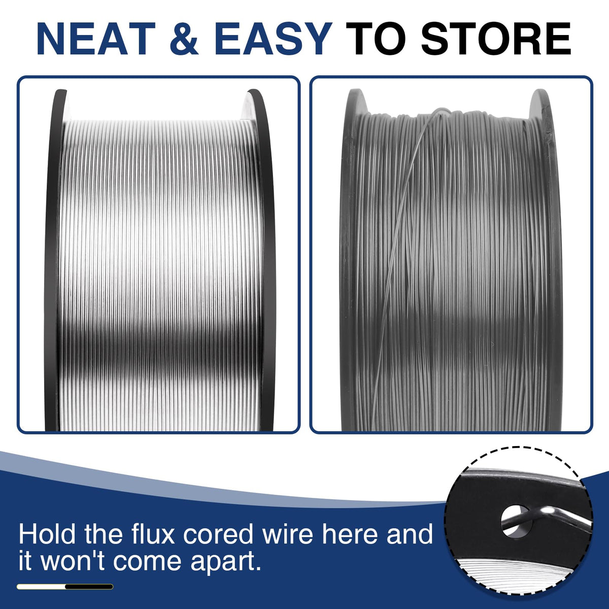 YixangDD vacuum-packed welding wire roll ensures moisture protection and long storage life.