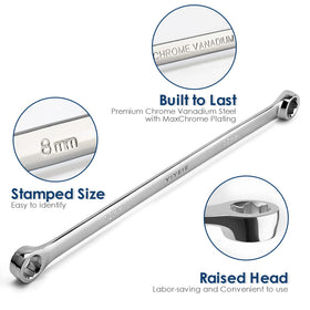 YIYEIE 16x17mm wrench focus highlights robust leverage for stubborn fasteners