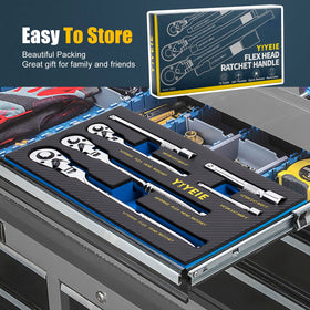 YIYEIE EVA foam tray protects tools during storage