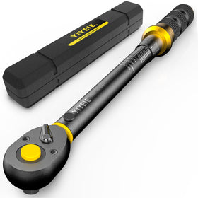 YIYEIE torque wrench with upgraded lock ring for quick adjustments in tight spaces.