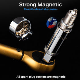 YIYEIE spark plug sockets 14mm and 16mm provide precise gripping
