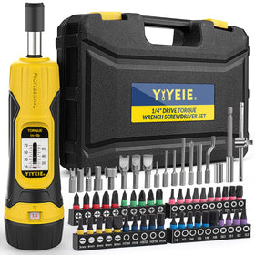 YIYEIE torque screwdriver set case: organized storage for quick mounting tasks.