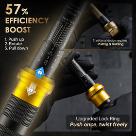 YIYEIE CR-MO alloy build offers rugged durability and rust resistance for long-term use.