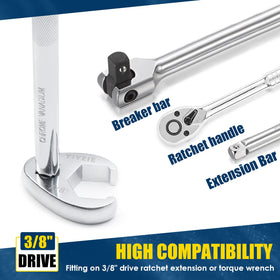 YIYEIE 3/8 drive compatibility ideal for cars and motorcycles.