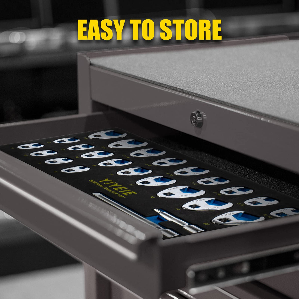 YIYEIE durable tool set supports daily vehicle maintenance tasks.