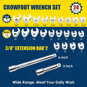 YIYEIE extension bars for 3/8 inch drive extend reach with most ratchets.