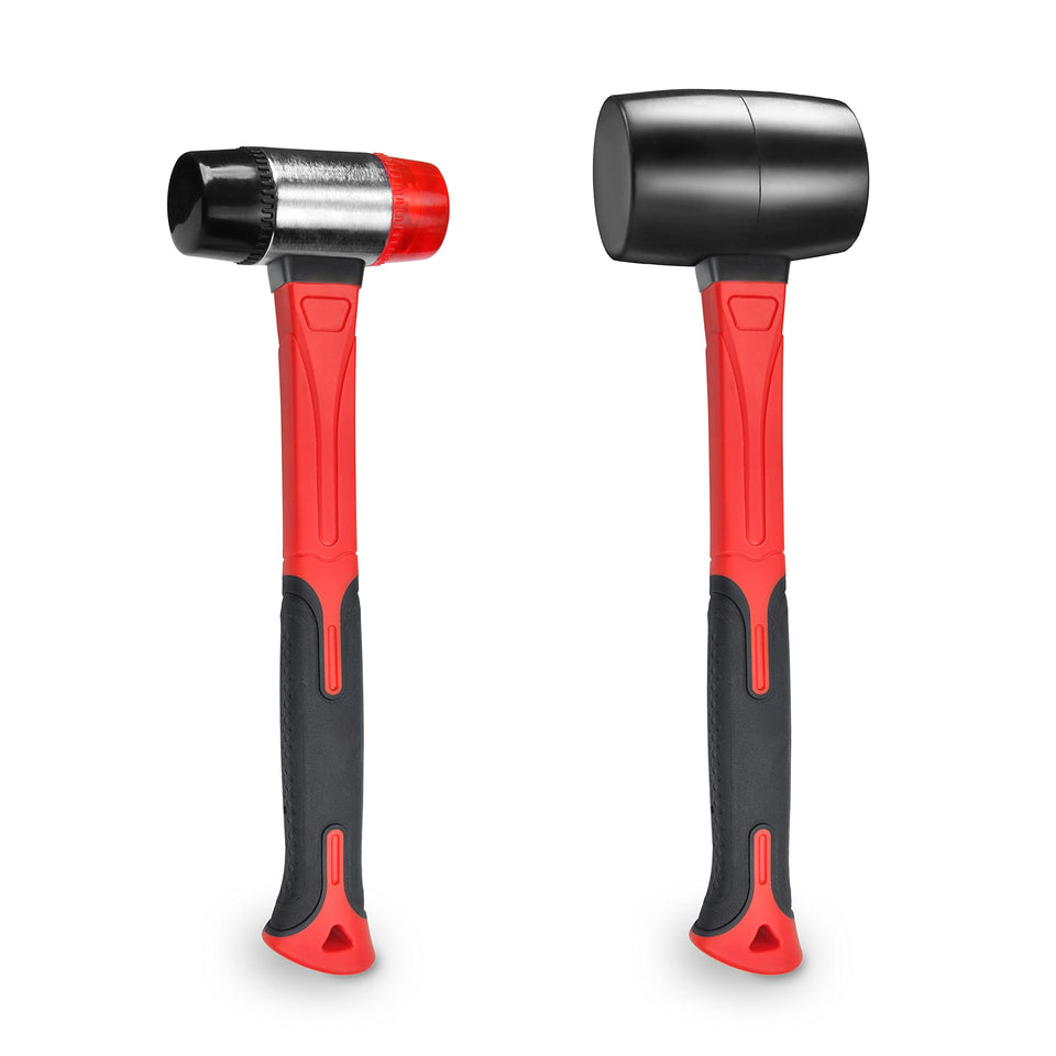 YIYITOOLS 16oz rubber mallet for precise tapping and gentle assembly