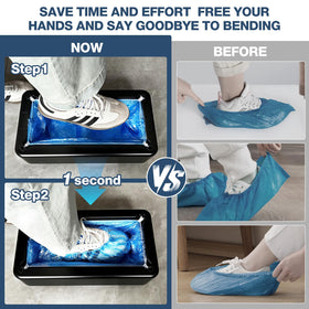 YJDayy 200-pcs shoe covers pack showing ample supplies