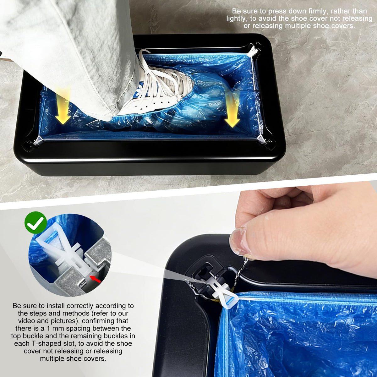 YJDayy dispenser in action dispensing a cover quickly