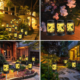 YJFWAL IP44 outdoor lantern withstands rain for year-round use.