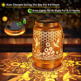 YJFWAL garden-night-lamp projection creates a magical sunflower silhouette in outdoor spaces.