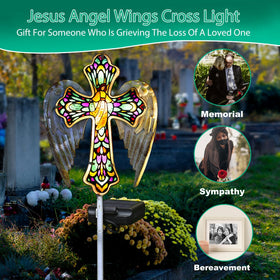 YJFWAL vintage iron angel wings as outdoor decor